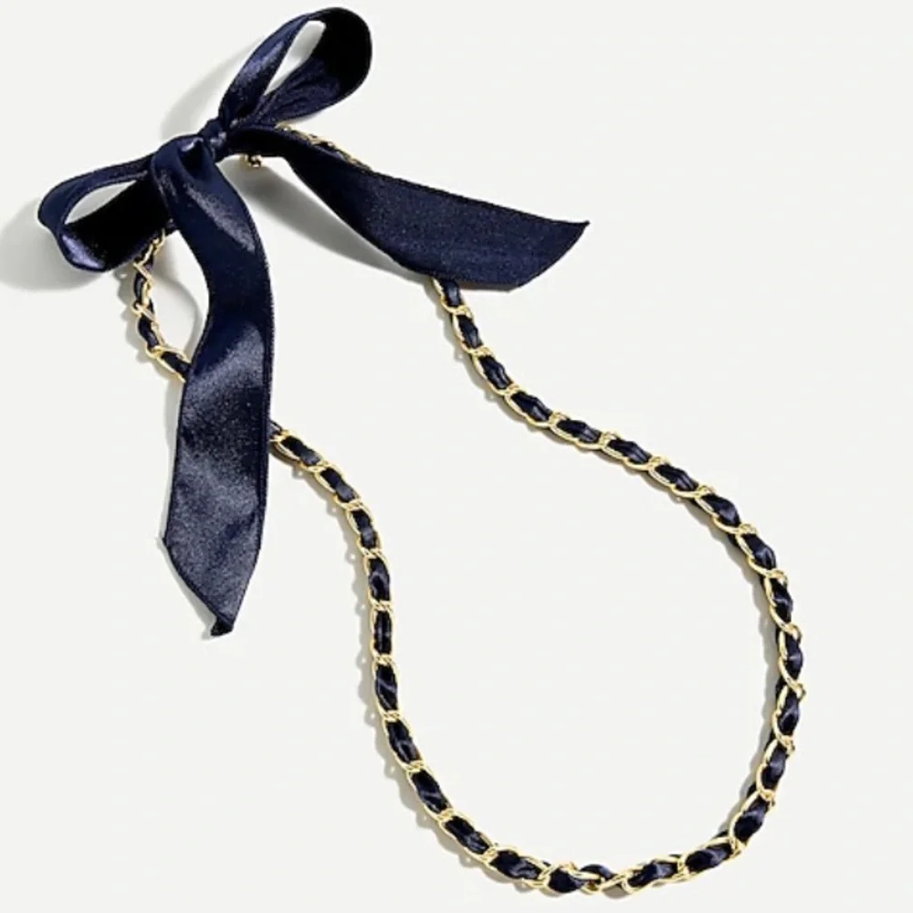 J. Crew NWT Fabric Chain Necklace